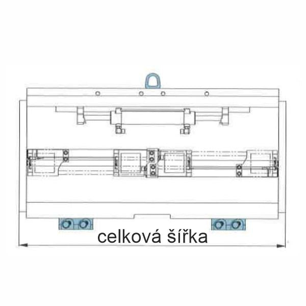 pozicionér vidlic k čelnímu vozíku 3500kg větší