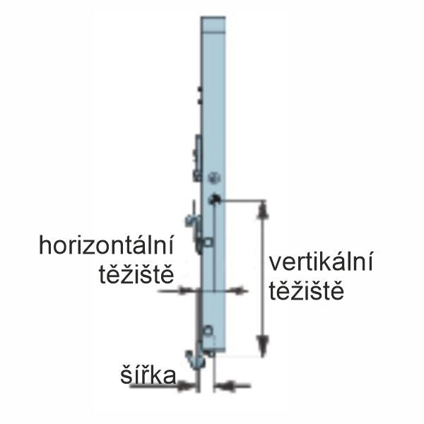 pozicionér vidlic k čelnímu vozíku 3500kg větší