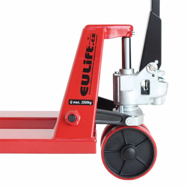 paletový vozík s rychlozdvihem eulift BFQ25 kola pod hydraulikou