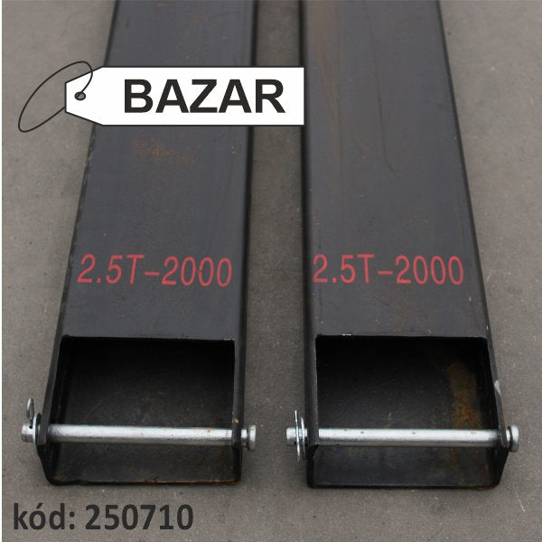 prodloužení vidlic bazarové 2,5 tuny 2000 mm