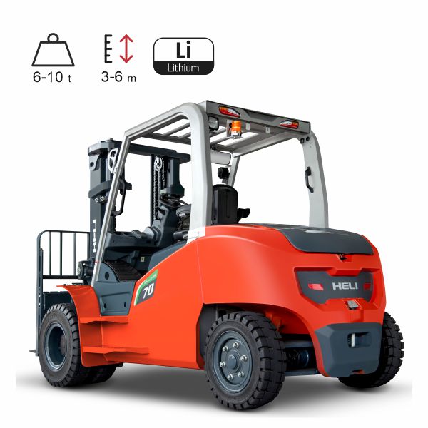 vysokozdvižné vozíky elektrické HELI G3-LI 6-10t, čtyřkolové-dual