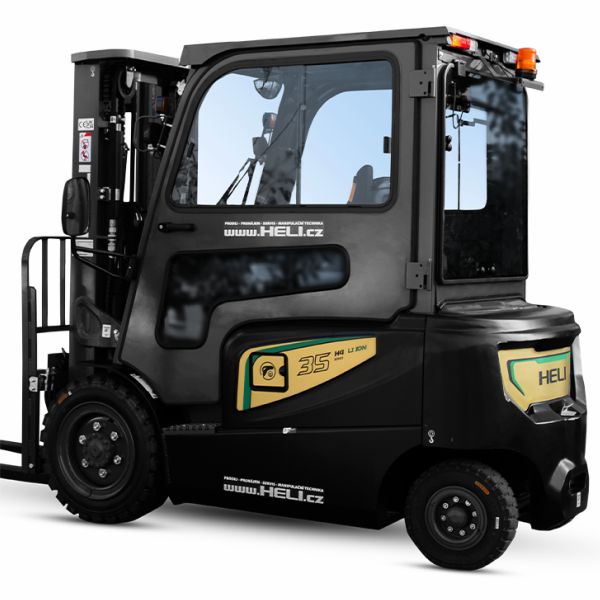 vysokozdvižný vozík elektrický čelní HELI G4-LI 3,5t black edition