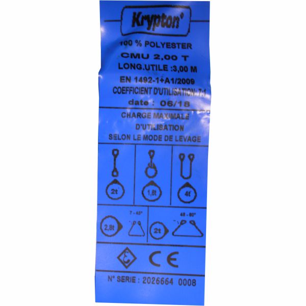 zvedací popruh oko oko W30-2-3M