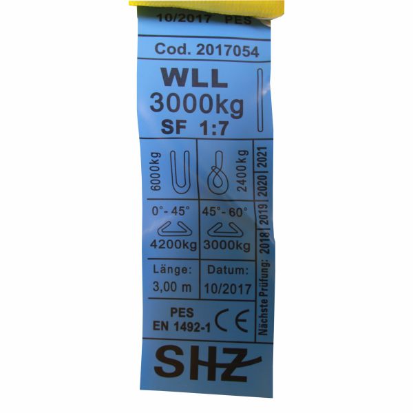 zvedací popruh oko oko W30-3-3M