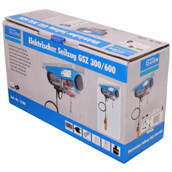 kladkostroj lanový elektrický LK300/600