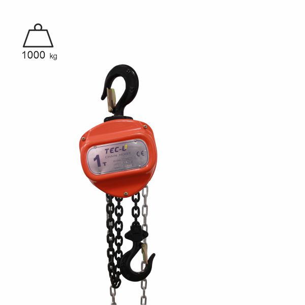 kladkostroj řetězový HSZ1x3 nosnost 1 tuny délka řetězu 3 m