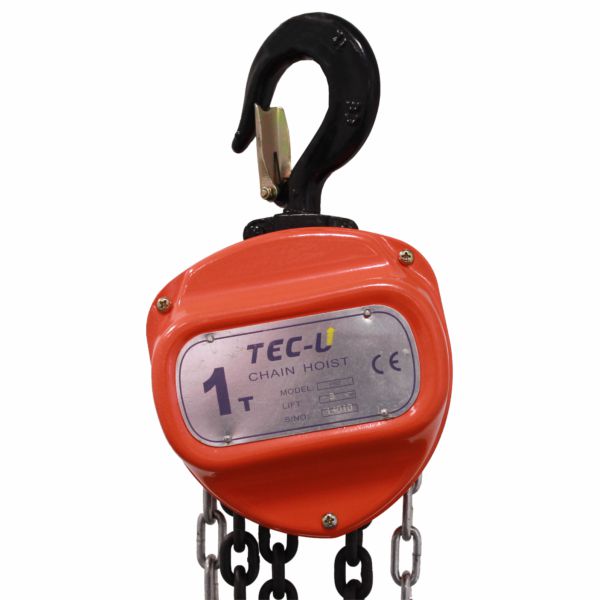 kladkostroj řetězový HSZ1x6 nosnost 1 tuny délka řetězu 6 m