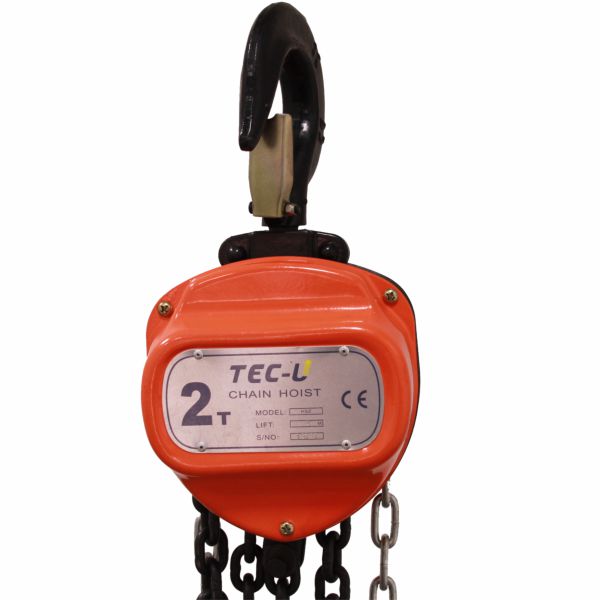 kladkostroj řetězový HSZ2x6 nosnost 2 tuny délka řetězu 6 m