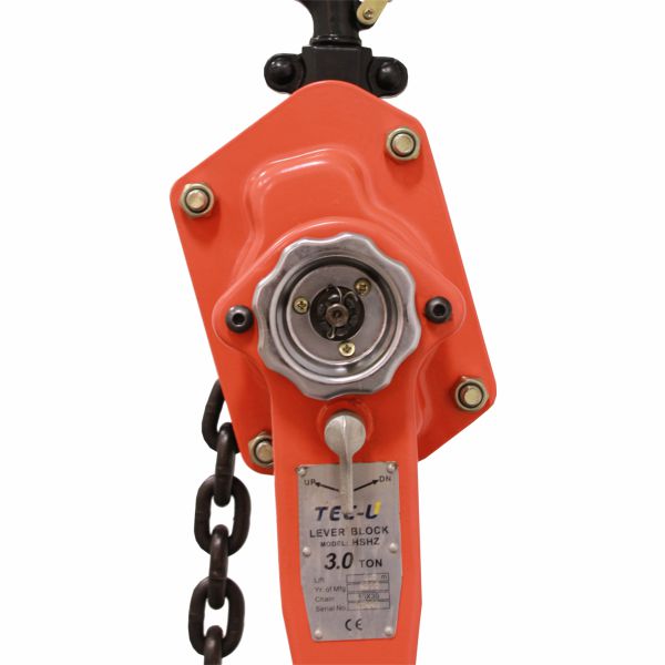 kladkostroj ráčnový HSHZ3x1,5 nosnost 3 tuny délka řetězu 1,5 m