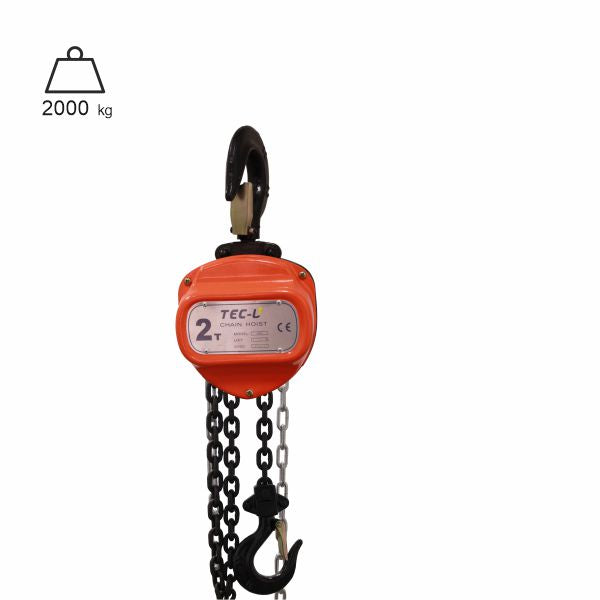 kladkostroj řetězový HSZ2x6 nosnost 2 tuny délka řetězu 6 m