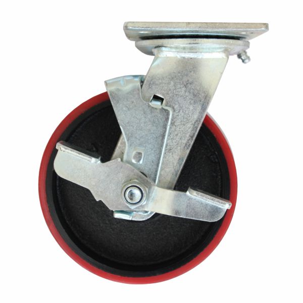 kolo polyuretanové s klecí ke zdvihacím stolům