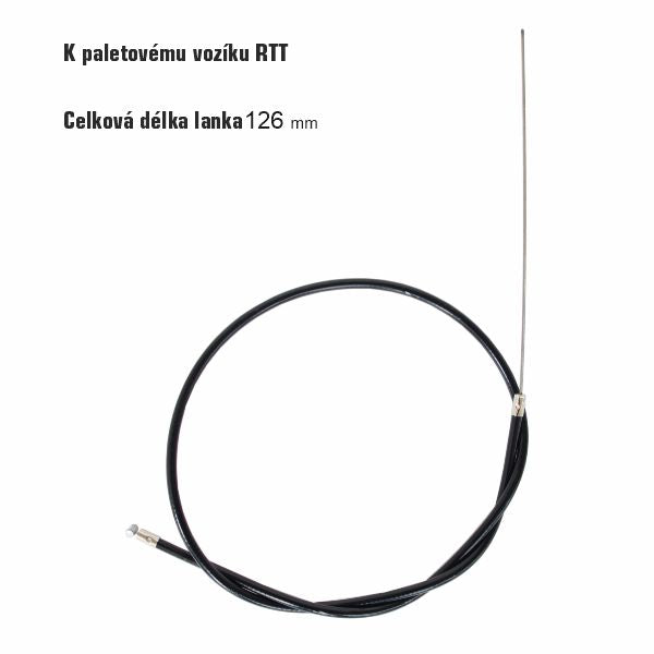 ovládací lanko k paletovému vozíku terénnímu RTT