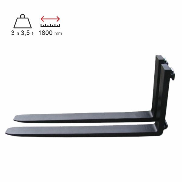 nosná vidlice nosnost 3000 až 3500 kg a 1800 mm