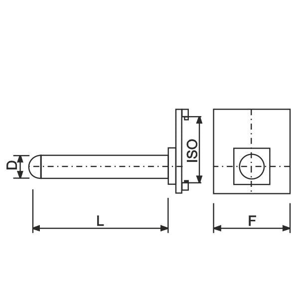 nosný trn k čelnímu vozíku OT 15/10