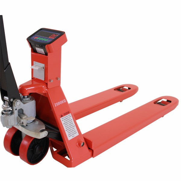 paletový vozík s váhou a tiskárnou WH-25ESP