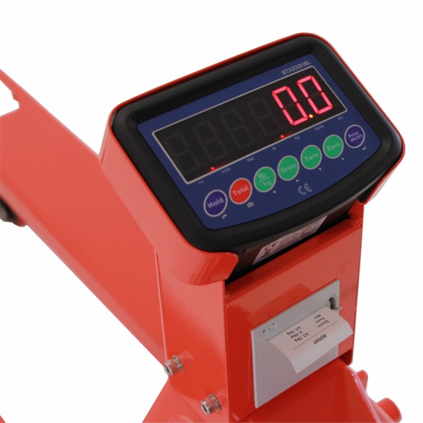 paletový vozík s váhou a tiskárnou WH-25ESP