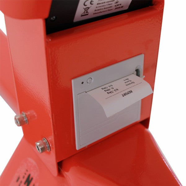 paletový vozík s váhou a tiskárnou WH-25ESP