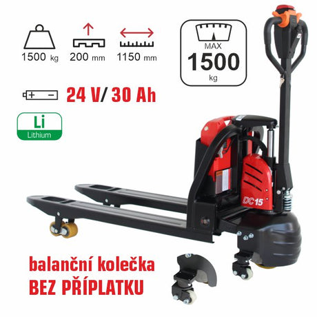 Paletový vozík CBD15J-LI-S