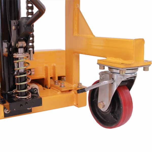 nůžkový stůl eulift PL100S řídící kolečko s aterační brzdou