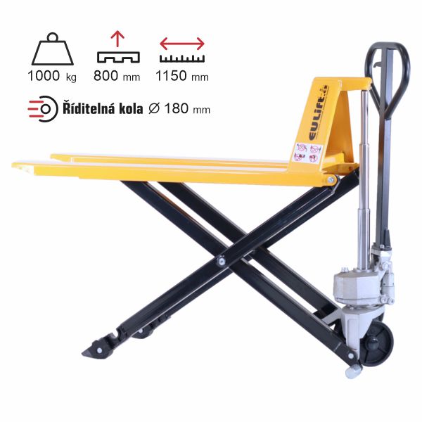 paletový vozík nůžkový eulift JF