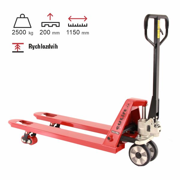 paletový vozík s rychlozdvihem eulift BFQ25