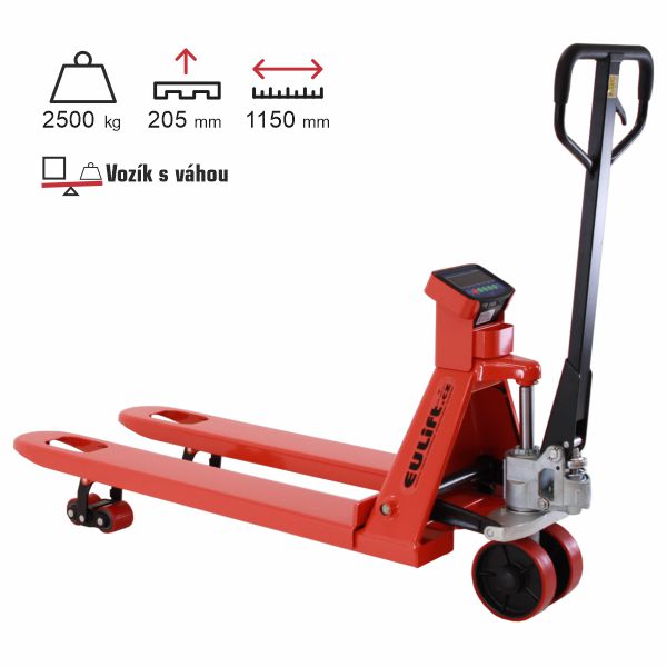 paletový vozík s váhou eulift WH-25ES