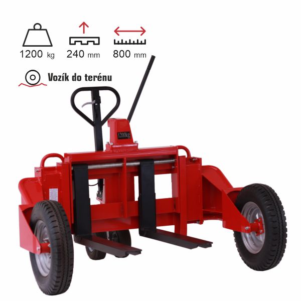 paletový vozík terénní eulift RTT