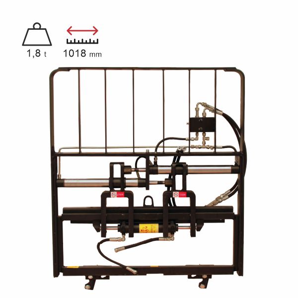 pozicionér vidlic k čelnímu vozíku 1800kg větší