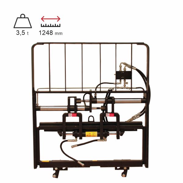 pozicionér vidlic k čelnímu vozíku 3500kg větší