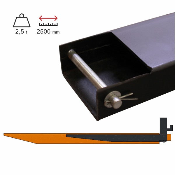 prodloužení vidlic 2,5t 2500 mm