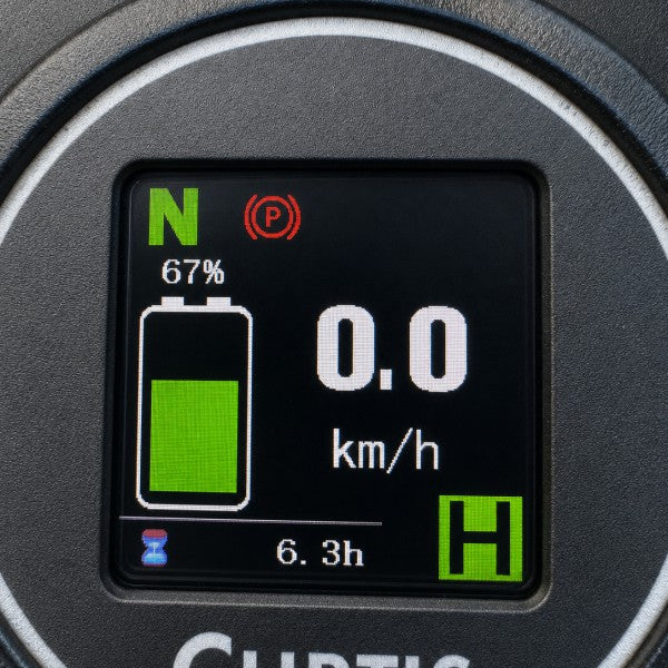 čelní vysokozdvižný vozík elektrický HELI CPD12SQ-A1LIH4 pohled na displej