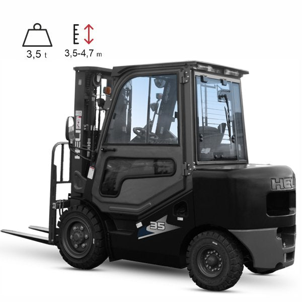vysokozdvižný vozík diesel HELI EKO H3 3,5t BLACK EDITION