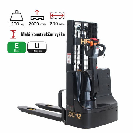 vysokozdvižný vozík elektrický lithiový HELI CDD1220J-LI black edition