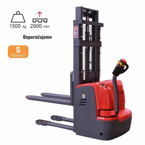 vysokozdvižný vozík elektrický standard HELI CDD1525R