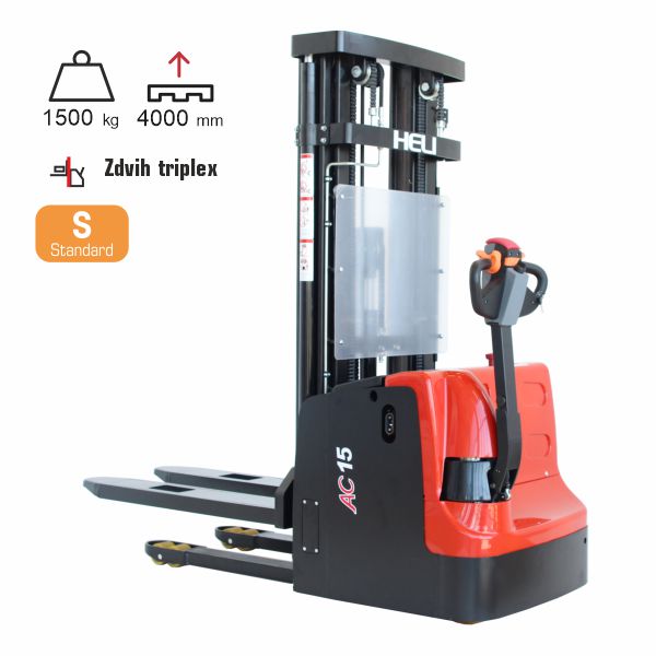 vysokozdvižný vozík elektrický HELI CDD1540J-ZSM triplex