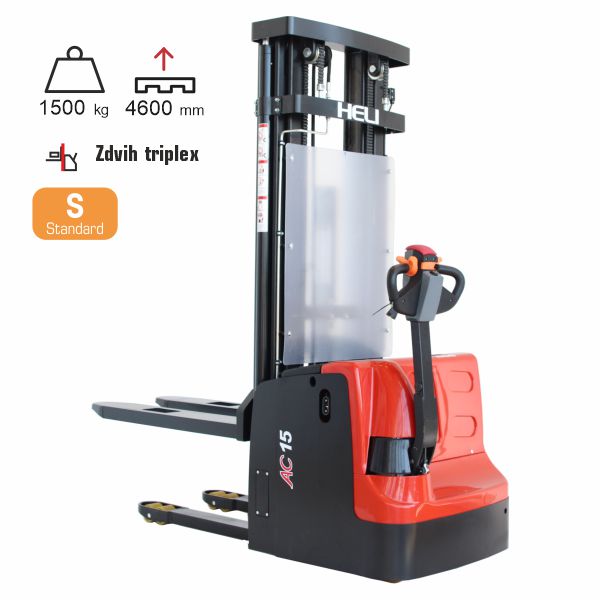 vysokozdvižný vozík elektrický HELI CDD1546J-ZSM triplex