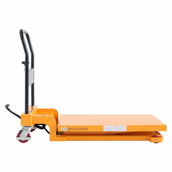 zdvihací stůl eulift PCR200 nízká světlá výška stolu