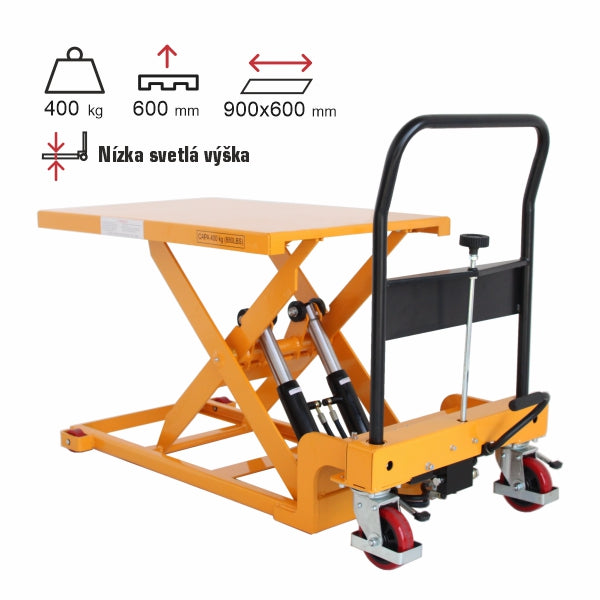 zdvihací stůl eulift PCR400 nízká svělá výška stolu