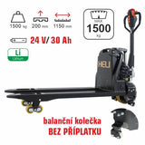 Paletový vozík CBD15J-LI-S BLACK EDITION