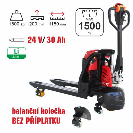 Paletový vozík CBD15J-LI-S