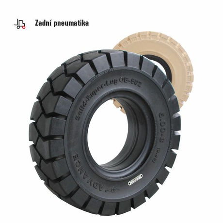 Plnopryžová pneumatika na VZV - SE 5.00-8