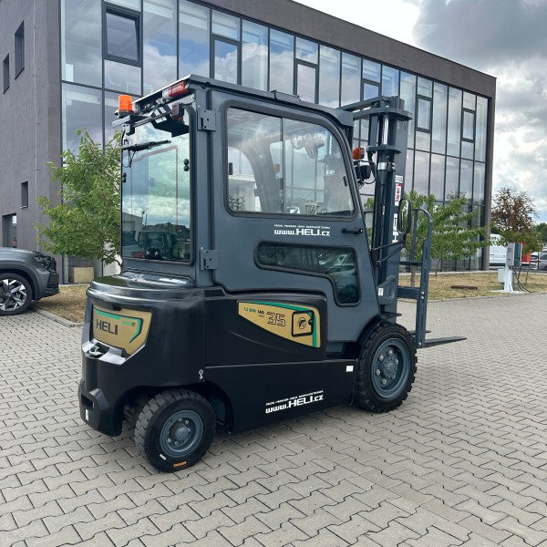 Elektrický čtyřkolový vozík HELI řady H4 s LI-ION baterií, nosnost 3,5 t S02