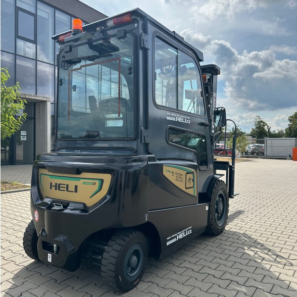 Elektrický čtyřkolový vozík HELI řady H4 s LI-ION baterií, nosnost 3,5 t S01