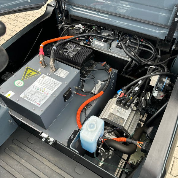 Elektrický čtyřkolový vozík HELI řady H4 s LI-ION baterií, nosnost 3,5 t S01
