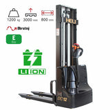 vysokozdvižný vozík elektrický eko HELI CDD1230J-LI black edition s lithiovou baterií