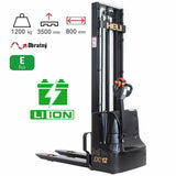 vysokozdvižný vozík elektrický eko HELI CDD1235J-LI black edition s lithiovou baterií