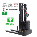 vysokozdvižný vozík elektrický eko HELI CDD1525J-LI black edition s lithiovou baterií