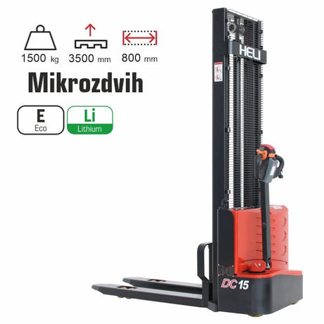 Vysokozdvižný vozík CDD1535J-LI s MIKROZDVIHEM